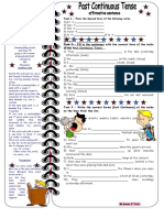 Past Continuous Tenseaffirmative Sentences With GR Grammar Guides 13572