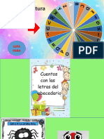 Ruleta de Lecturas Abecedario Completo (-Ñ) .PPTX Versión 1