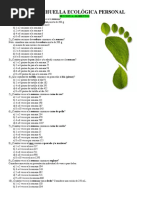 Test de Huella Ecológica Personal