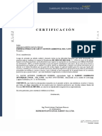 Certificacion de Originalidad de Dctos