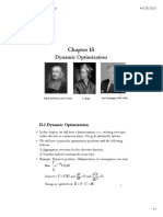 15.1 Dynamic Optimization