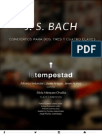 Zaragoza Dossier J. S. Bach Conciertos para 2 3 y 4 Claves