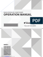 Operation Manual: Daikin Room Air Conditioner