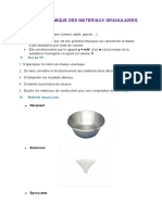 Masse Volumique Des Materiaux Granulaires