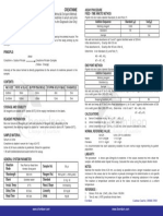 (Modified Jaffe's Kinetic Method & End Point Method) For The Determination of Creatinine in Serum and Urine (For in Vitro Diagnostic Use Only)