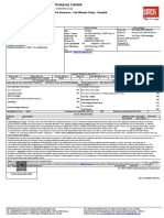 Motor Insurance - Two Wheeler Policy - Bundled: Certificate of Insurance Cum Policy Schedule - Endorsed