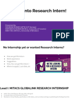 SWC - Let's Get Into Research Intern!