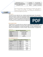 Ficha Tecnica de Harina de Kiwicha