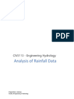 Analysis of Rainfall Data Lecture