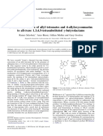 Domino Conversions of Allyl Tetronates and 4-Allyloxycoumarins To All-Trans 1,3,4,5-Tetrasubstituted C-Butyrolactams