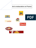 Le Marche de La Restauration en France