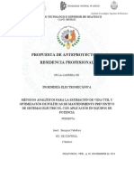 Anteproyecto de Residencia Profesional Ejemplo