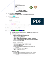 Medical or Pedia or Surgical Case Study Format GROUP 1