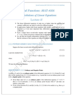 2-Lecture-Special Functions MAT - M Sc-IV