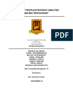 Company Profile - Strategic Analysis Baybay Restaurant