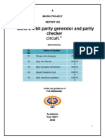 Build A 4-Bit Parity Generator and Parity Checker Circuit.