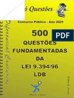 500 Questoes Comentadas Da LDB Lei 9394 96