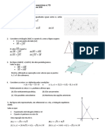 FT15 - Geometria Analítica No Plano