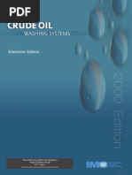 Crude Oil Washing Systems