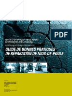 GUIDE de Bonnes Pratiques de Reparation de Nids de Poule