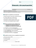 Evaluation Complements Circonstanciels