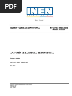 NTE INEN 1157 Anatomía de La Madera. Terminología