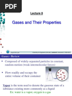 Gases and Their Properties: Huynh Kim Lam Chemistry For Engineers (CH011IU) - Lecture 8 - Semester 2: 2020-2021