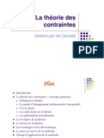 La Théorie Des Contraintes: Gestion Par Les Goulets