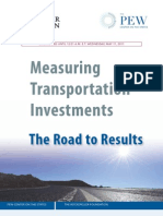 Measuring Transportation Investments: The Road To Results