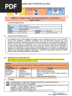 1 SESIÓN 3° y 4° COMUNICACIÓN 2021