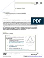 Lesson 3: Copy and Bisect An Angle: Student Outcomes