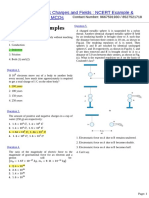 NCERT Examples & Exercises MCQs (XII - Physics)