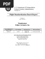 Eclipse EA500 Flight Standardization Board Report