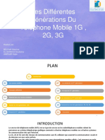 Présentation 1 G, 2 G, 3 G