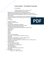 Urinary System Disorders