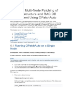 Manual Multi-Node Patching of Grid Infrastructure and Rac DB Environment Using Opatchauto