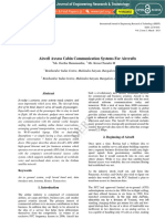 Aircell Axxess Cabin Communication Systems For Aircrafts IJERTV2IS3449