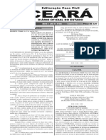 Poder Executivo: Diário Oficial Do Estado Série 3 Ano Iv Nº065 Fortaleza, 04 de Abril de 2012