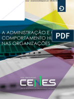 4.A Administração e o Comportamento Humano Nas Organizações