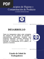 Principios de Higiene y Contaminación de Producto