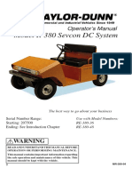 Model R-380 Sevcon DC System: Operator's Manual