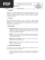 Procedimiento de Gestion Del Cambio 1