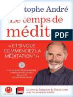 Le Temps de Mediter Christophe Andre