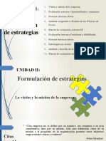 UNIDAD II - Evaluación Externa y Evaluación Interna