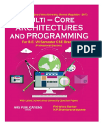 Multi Core Architectures and Programming