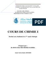 Cours - Meski Samira - Chimie I Chimie II