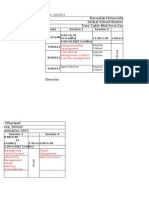 Time Table 4 Mid Term