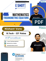 Trigonometric Equations One Shot Bounceback