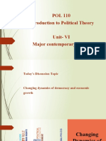 POL 110 Introduction To Political Theory Unit-VI Major Contemporary Issues