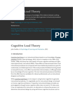 Cognitive Load Theory